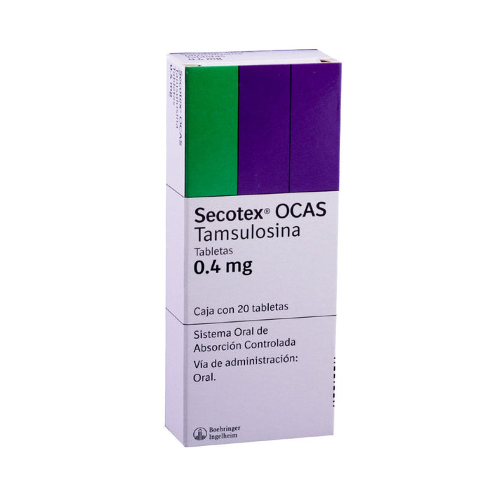 Secotex Ocas 0.4Mg Con 20 Tabletas (Tamsulosina)