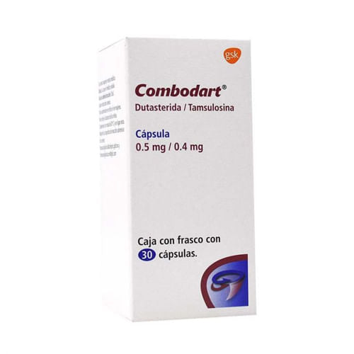 Combodart 0.5Mg/0.4Mg Con 30 Capsulas (Dutasterida/Tamsulosina)