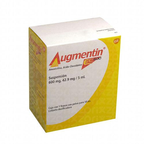 Augmentin Es Suspensión 600Mg/42.9Mg/5Ml 50Ml (Amoxicilina/Clavulanato)