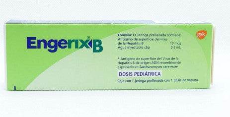 Engerix B Ped Jeringa 0.5Ml Con 1 (Vacuna Hepatits B) - WeCare Pharma