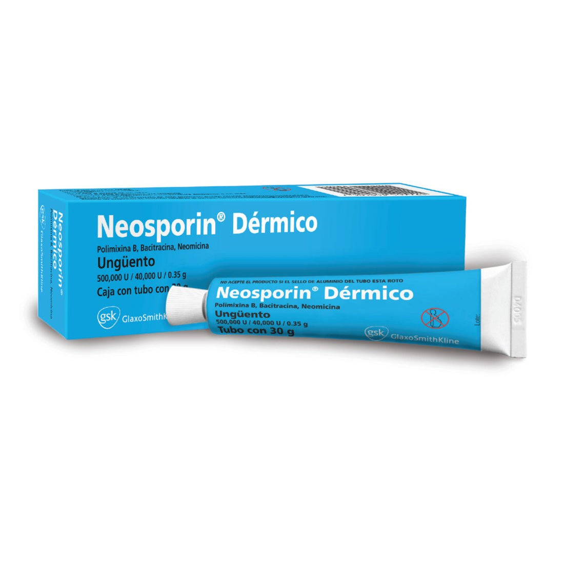 Neosporin Dermico Crema 30G (Bacitracina/Neomicina/Polimixina)