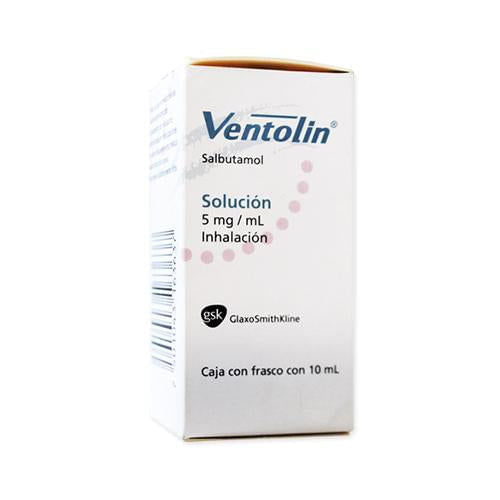 Ventolin Frasco 5Mg/Ml 10Ml Ampulas (Salbutamol)