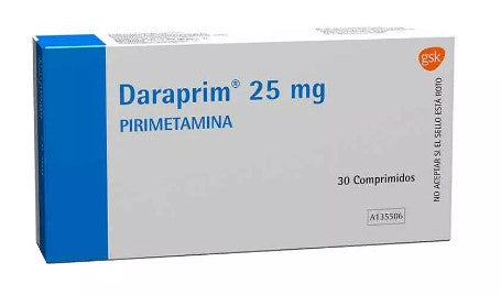 Daraprim 25Mg Con 30 Tabletas (Pirimetamina)