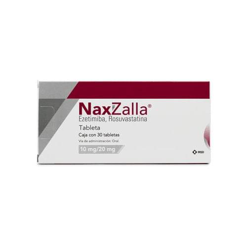 Naxzalla 10Mg/20Mg Con 30 Tabletas (Ezetimiba/Rosuvastatina) - WeCare Pharma
