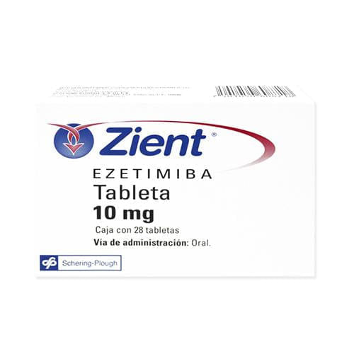 Zient 10Mg Con 28 Tabletas (Ezetimiba)