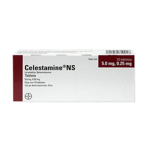 Celestamine Ns 5Mg/0.25Mg Con 10 Tabletas (Loratadina/Betametasona) - WeCare Pharma
