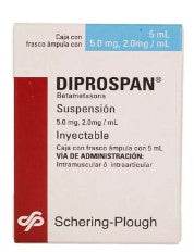 Diprospan Jeringa 5Mg/2Mg 5Ml Con 1 (Betametasona)