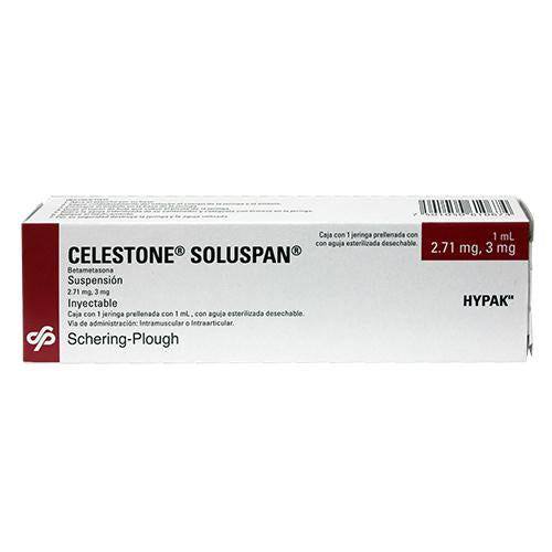 Celestone Soluspan 2.71Mg Con 1 Ampulas (Betametasona)