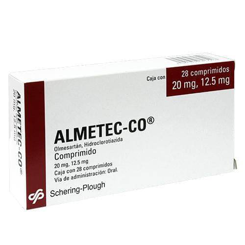 Almetec-Co 20Mg/12.5Mg Con 28 Tabletas (Olmesartan/Hidroclorotiazida) - WeCare Pharma