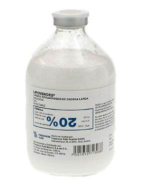 Lipovenoes Mct Frasco 20% 500Ml Con 1 (Lipidos Intravenosos) - WeCare Pharma
