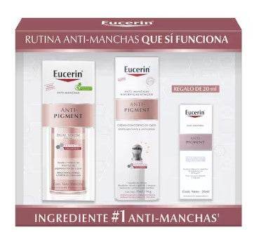 Eucerin Anti-Pigment Kit Dual Serum Facial 30Ml+Contorno De Ojos+Mini Ap Noche - WeCare Pharma