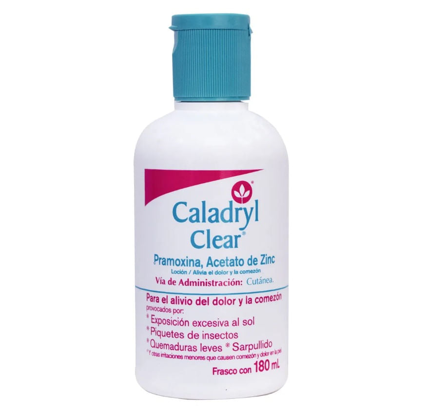 Caladryl Clear Loción 180Ml (Pramoxina/Acetato De Zinc)