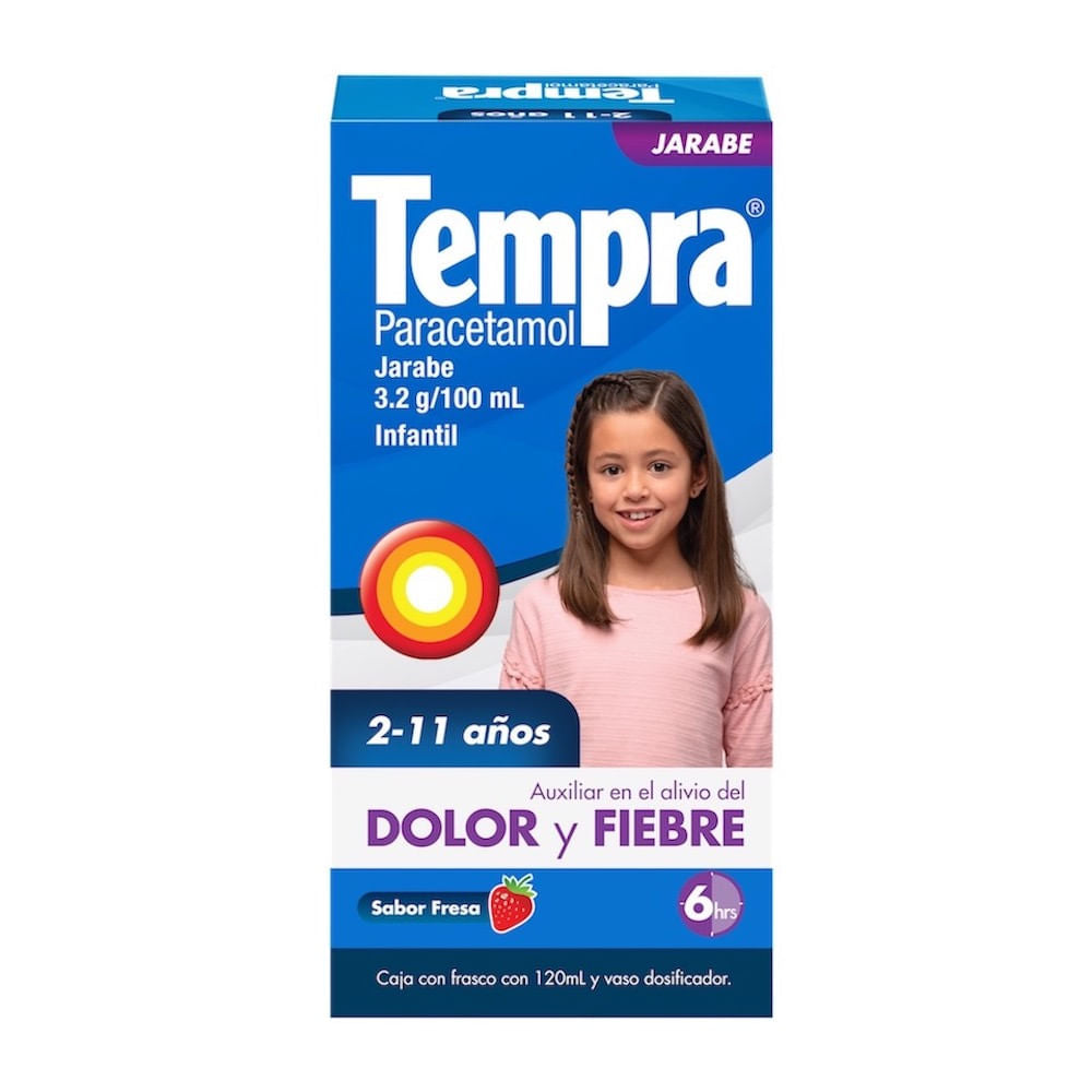 Tempra Infantil Jarabe 3.2G/100Ml 120Ml (Paracetamol)