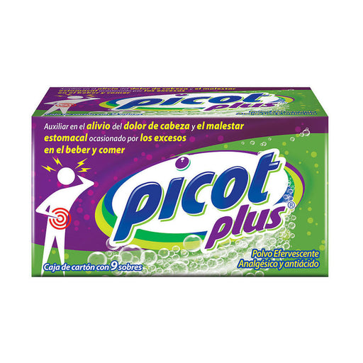 Picot Plus Sobres 2.48G/1.94G/0.5G/0.21G Con 9 (Antiacido/Analgesico)