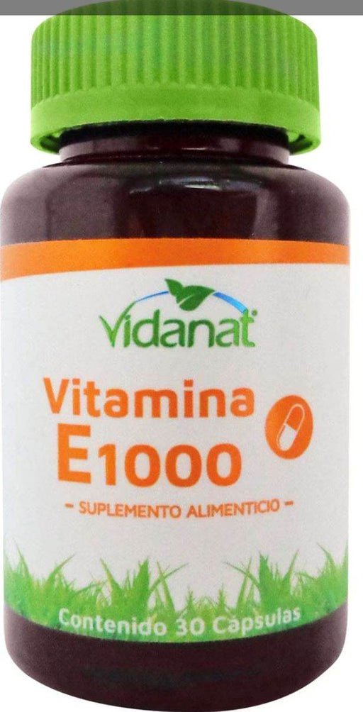 Vitamina E 1000 1.2G Con 30 Vidanat Capsulas - WeCare Pharma