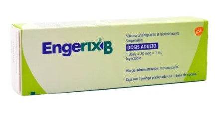 Engerix B Ad Jeringa 0.5Ml Con 1 (Vacuna Hepatitis B) - WeCare Pharma