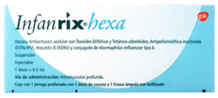 Infanrix Hexa Jeringa 0.5Ml Con 1 (Vacuna Hexavalente)