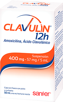 Clavulin 12H Suspensión 400Mg/57Mg/5Ml 50Ml (Amoxicilina/Acido Clavulanico)