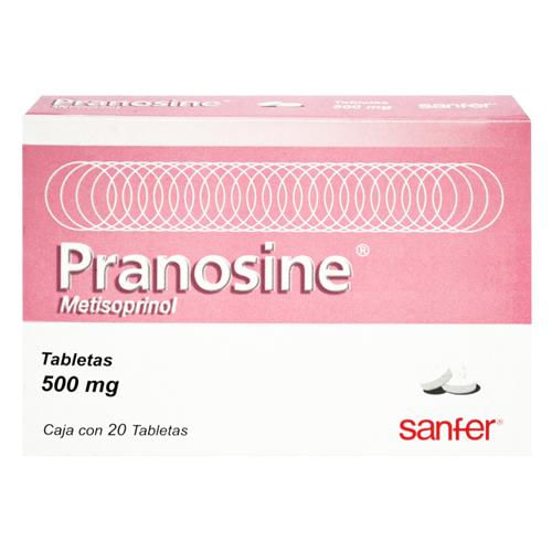 Pranosine 500Mg Con 20 Tabletas (Metisoprinol)