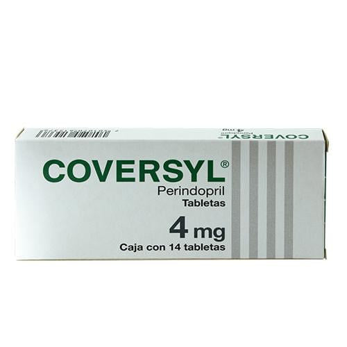 Coversyl 4Mg Con 14 Tabletas (Perindopril)