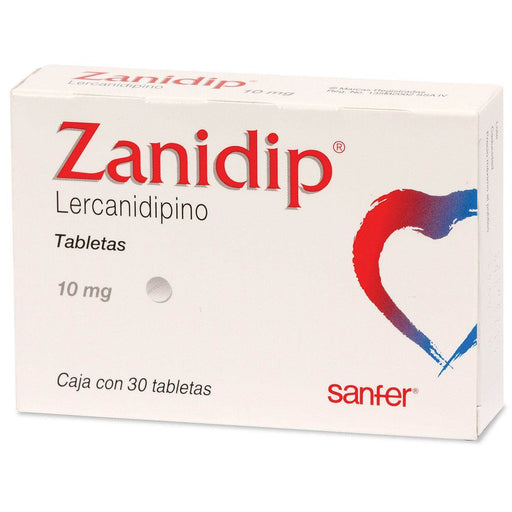 Zanidip 10Mg Con 30 Tabletas (Lercanidipino) - WeCare Pharma
