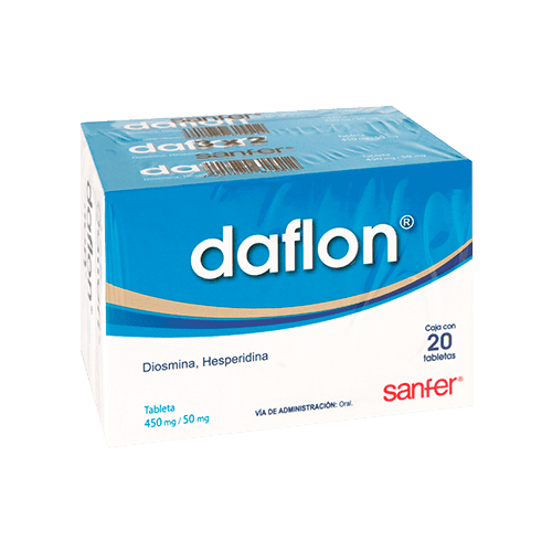 Daflon 500Mg/50Mg Con 20 3Pack Tabletas (Diosmina/Hespiridina) - WeCare Pharma