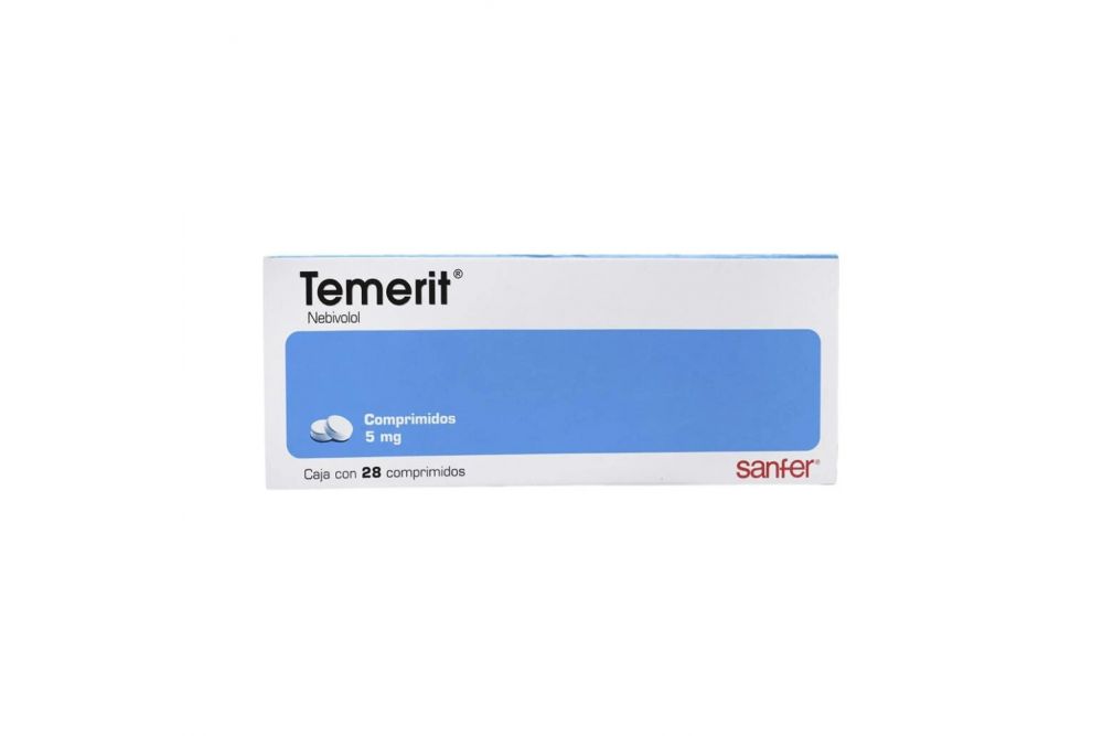 Temerit 5Mg Con 28 Tabletas (Nebivolol)