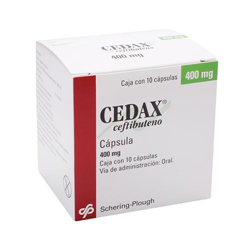 Cedax 400Mg Con 10 Capsulas (Ceftibuteno)