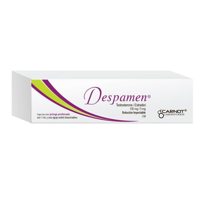 Despamen Jeringa 100Mg/5Mg/1Ml Con 1 (Testosterona/Estradiol)