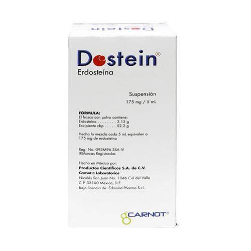 Dostein Suspensión 175Mg/5Ml 90Ml (Erdosteina) - WeCare Pharma