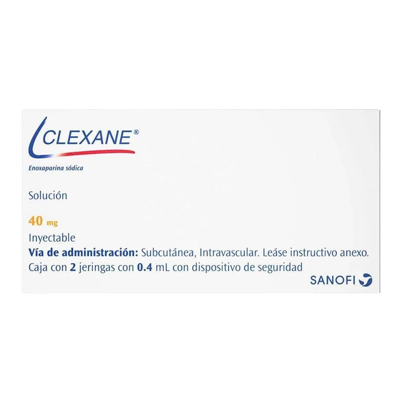 Clexane Jeringa 40Mg Con 2 (Enoxaparina) - WeCare Pharma