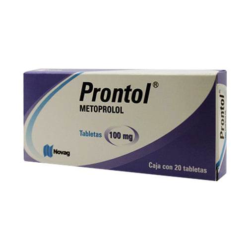 Prontol 100Mg Con 20 Tabletas (Metoprolol) - WeCare Pharma