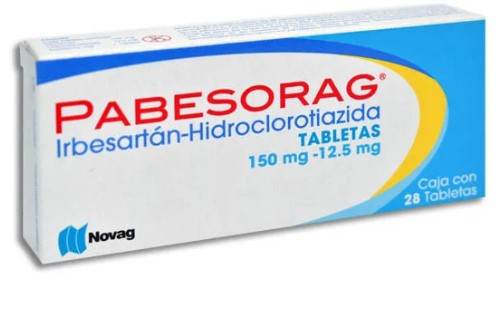Pabesorag 150Mg/12.5Mg Con 28 Tabletas (Irbesartan/Hidroclorotiazida) - WeCare Pharma