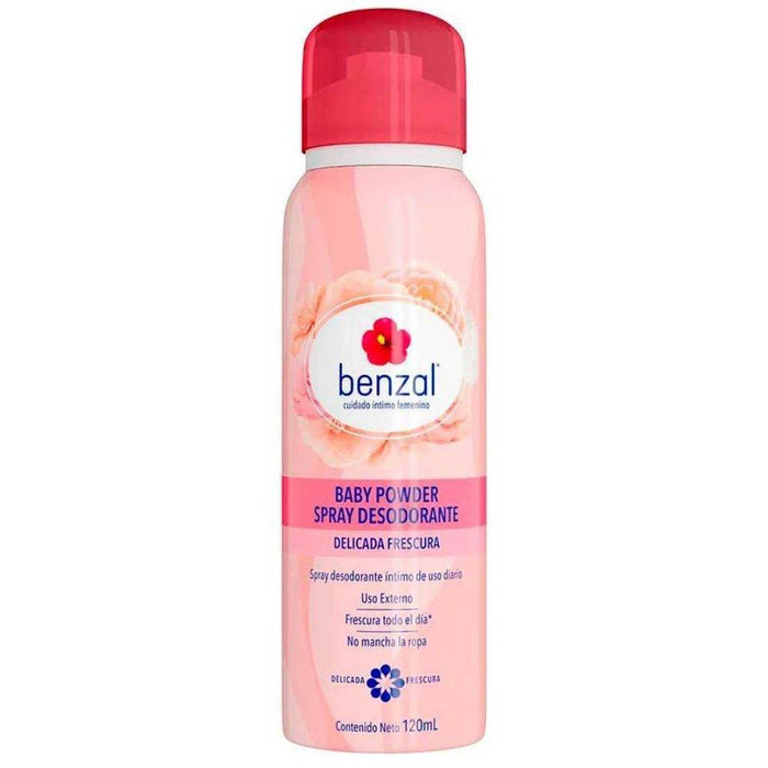 Desodorante Intimo Benzal Baby Powder Spray 120Ml - WeCare Pharma