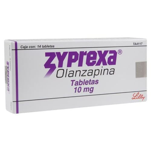 Zyprexa 10Mg Con 14 Tabletas (Olanzapina)