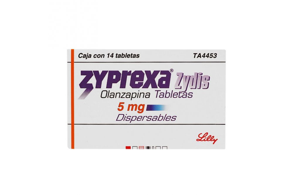 Zyprexa Zydis Disp 5Mg Con 14 Tabletas (Olanzapina)