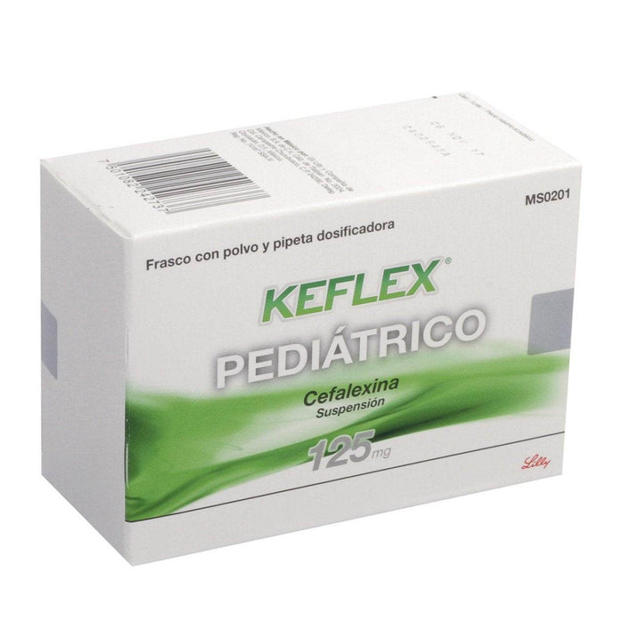 Keflex Pediatrico Suspensión 125Mg/5Ml 100Ml (Cefalexina) - WeCare Pharma