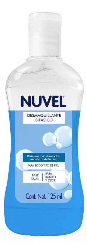 Nuvel Desmaquillante Bifásico Para Rostro Y Ojos 125Ml