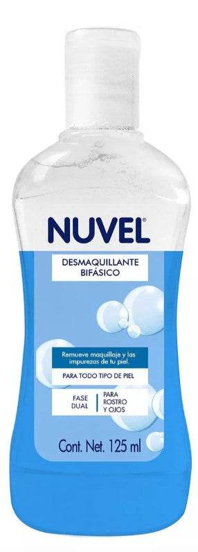Nuvel Desmaquillante Bifásico Para Rostro Y Ojos 125Ml - WeCare Pharma