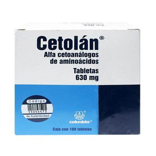 Cetolan 630Mg Con 100 Tabletas (Alfa Cetoaminoacidos) - WeCare Pharma