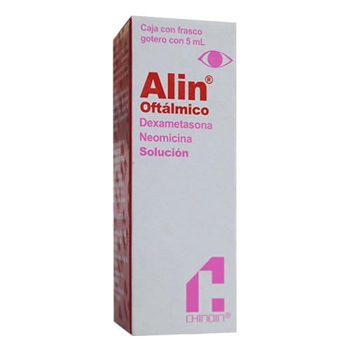 Alin Oftalmico Gotas 0.9Mg/3.5Mg/Ml 5Ml (Dexametasona/Neomicina)