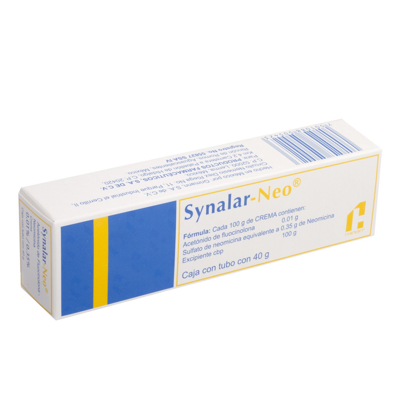 Synalar-Neo Crema 0.01%/0.35% 40G (Fluocinolona/Neomicina)