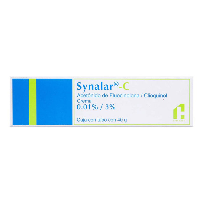 Synalar-C Crema 1G/3G 40G (Fluocinolona/Clioquinol) - WeCare Pharma
