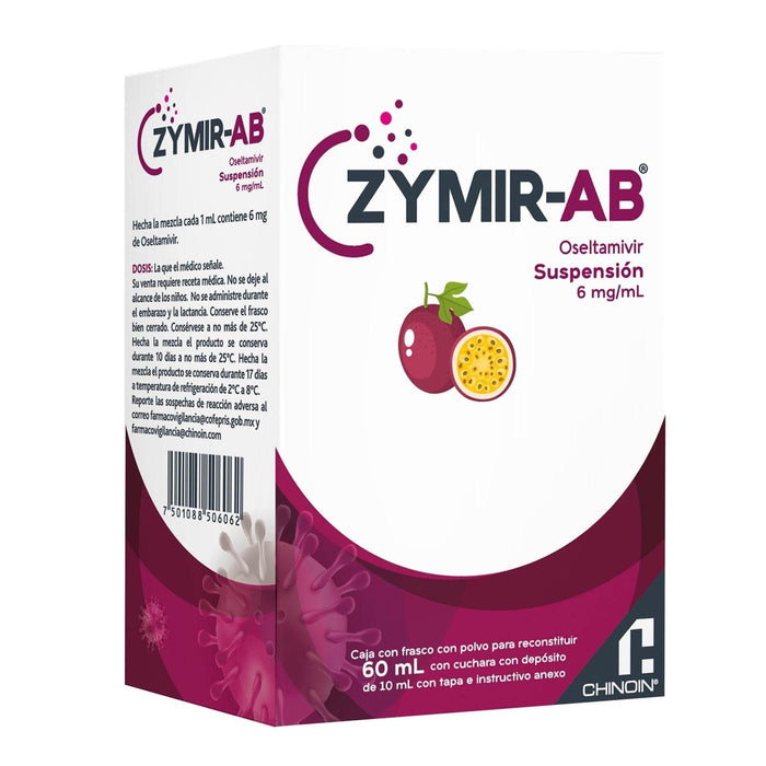Zymir-Ab (Oseltamivir) Suspensión 6Mg/Ml 60Ml - WeCare Pharma