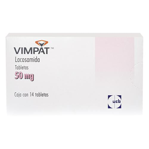 Vimpat 50Mg Con 14 Tabletas (Lacosamida)