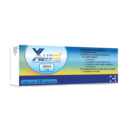 Xuzal 5Mg Con 10 Tabletas (Levocetirizina) - WeCare Pharma
