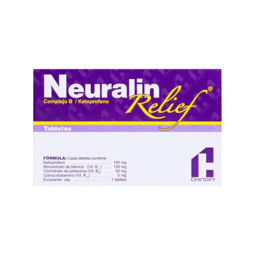 Neuralin Relief Con 20 Tabletas (Ketoprofeno/Complejo B)