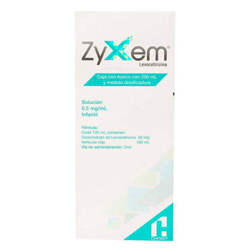 Zyxem Solución 0.5Mg/Ml 200Ml (Levocetirizina)