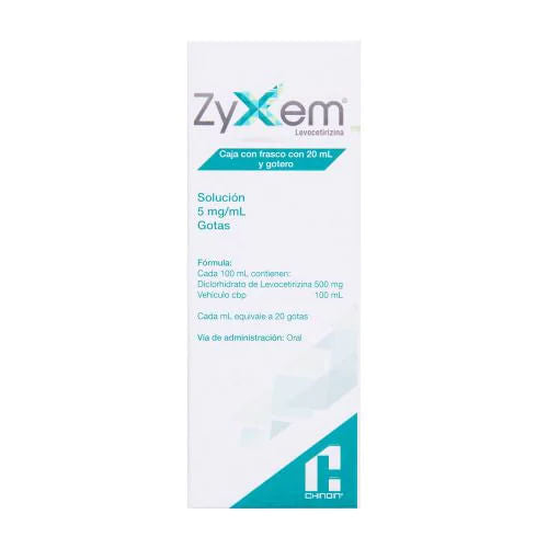 Zyxem Gotas 5Mg/Ml 20Ml (Levocetirizina)