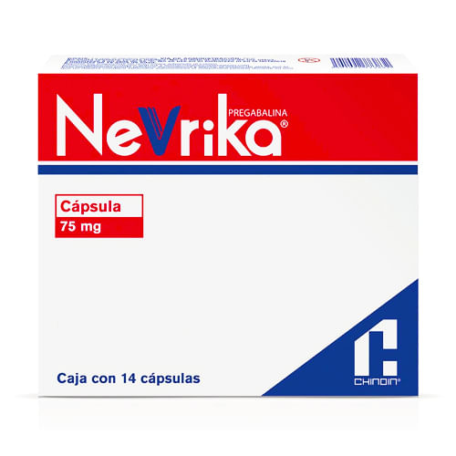 Nevrika 75Mg Con 14 Capsulas (Pregabalina)